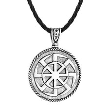 Load image into Gallery viewer, QIAMNI Vintage Punk Ankh Egyptian Cross Amulet Rope Chain Slavic Pendant Necklace Men Gift Statement Jewelry Charm Dropshipping