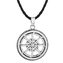 Load image into Gallery viewer, QIAMNI Vintage Punk Ankh Egyptian Cross Amulet Rope Chain Slavic Pendant Necklace Men Gift Statement Jewelry Charm Dropshipping