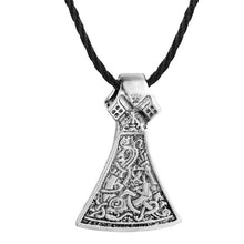 Load image into Gallery viewer, QIAMNI Vintage Punk Ankh Egyptian Cross Amulet Rope Chain Slavic Pendant Necklace Men Gift Statement Jewelry Charm Dropshipping