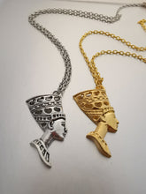 Load image into Gallery viewer, Egyptian Egypt Queen Nefertiti Necklace For Women Gold Charms Pendant Necklace Fashion Jewelry Christmas Gift