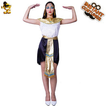 Load image into Gallery viewer, QLQ Ancient Egyptian Pharaoh Queen Role Playing Women Egypt Egyptian Costumes Clothes Cosplay Halloween Costumes for Women