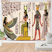 Load image into Gallery viewer, ancient egyptian decor tapestry wall carpet drop shipping home dorm wall decoracion egipcia mural