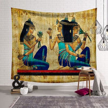 Load image into Gallery viewer, Egyptian Tapestry Wall Hanging Thin Beach Towel Throw Mandala Tapestry 150x130cm 200x150cm Boho Home Decor Wall Art Carpet Cloth