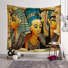 Load image into Gallery viewer, Egyptian Tapestry Wall Hanging Thin Beach Towel Throw Mandala Tapestry 150x130cm 200x150cm Boho Home Decor Wall Art Carpet Cloth