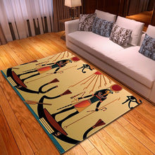 Load image into Gallery viewer, Egyptian Pharaoh 3D Printed Carpets for Living Room Bedroom Large Size Rug Tea Table Antiskid Floor Mat Kids Room play Area Rugs
