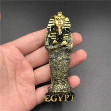 Load image into Gallery viewer, Egyptian tourist souvenir fridge sticker pharaoh mummy pyramid 3Drefrigerator black cat cleopatra fridge magnets sticker gifts
