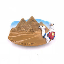Load image into Gallery viewer, Egyptian tourist souvenir fridge sticker pharaoh mummy pyramid 3Drefrigerator black cat cleopatra fridge magnets sticker gifts
