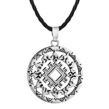 Load image into Gallery viewer, QIAMNI Vintage Punk Ankh Egyptian Cross Amulet Rope Chain Slavic Pendant Necklace Men Gift Statement Jewelry Charm Dropshipping
