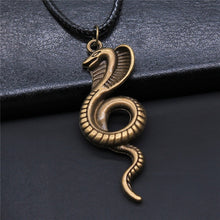 Load image into Gallery viewer, Black Leather Chian Necklace Ancient Egyptian Pharaoh The Eye Of Horus Ankh Cross Amulet Pendant Necklaces Jewelry Gifts
