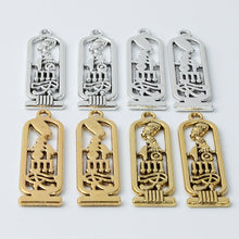 Load image into Gallery viewer, 10pcs Egyptian queen nefertiti pendants for jewelry findings DIY handmade accessories African gifts for women man
