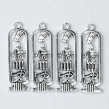 Load image into Gallery viewer, 10pcs Egyptian queen nefertiti pendants for jewelry findings DIY handmade accessories African gifts for women man
