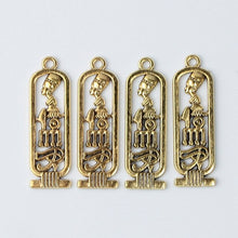 Load image into Gallery viewer, 10pcs Egyptian queen nefertiti pendants for jewelry findings DIY handmade accessories African gifts for women man

