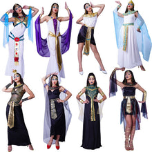 Load image into Gallery viewer, QLQ Ancient Egyptian Pharaoh Queen Role Playing Women Egypt Egyptian Costumes Clothes Cosplay Halloween Costumes for Women
