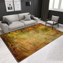 Load image into Gallery viewer, Ancient Egypt 3D Print Rug Carpet Soft Velvet For Home Living Room Decor Egyptian Nordic Ethnic Style European Retro Bedroom Mat
