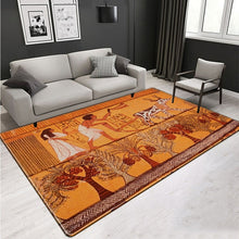 Load image into Gallery viewer, Ancient Egypt 3D Print Rug Carpet Soft Velvet For Home Living Room Decor Egyptian Nordic Ethnic Style European Retro Bedroom Mat
