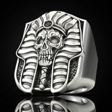 Load image into Gallery viewer, Creative Exquisite Egyptian Pharaoh Rings for Men Fashion Gothic Style Hip Hop Party Steampunk Jewelry Gift
